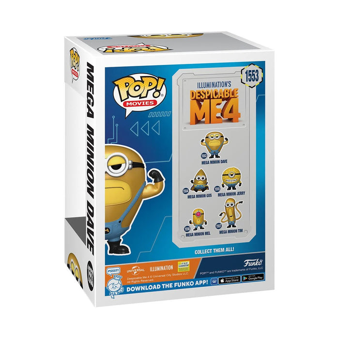 Funko Pop Despicable Me 4: Mega Minion Dave (1553)