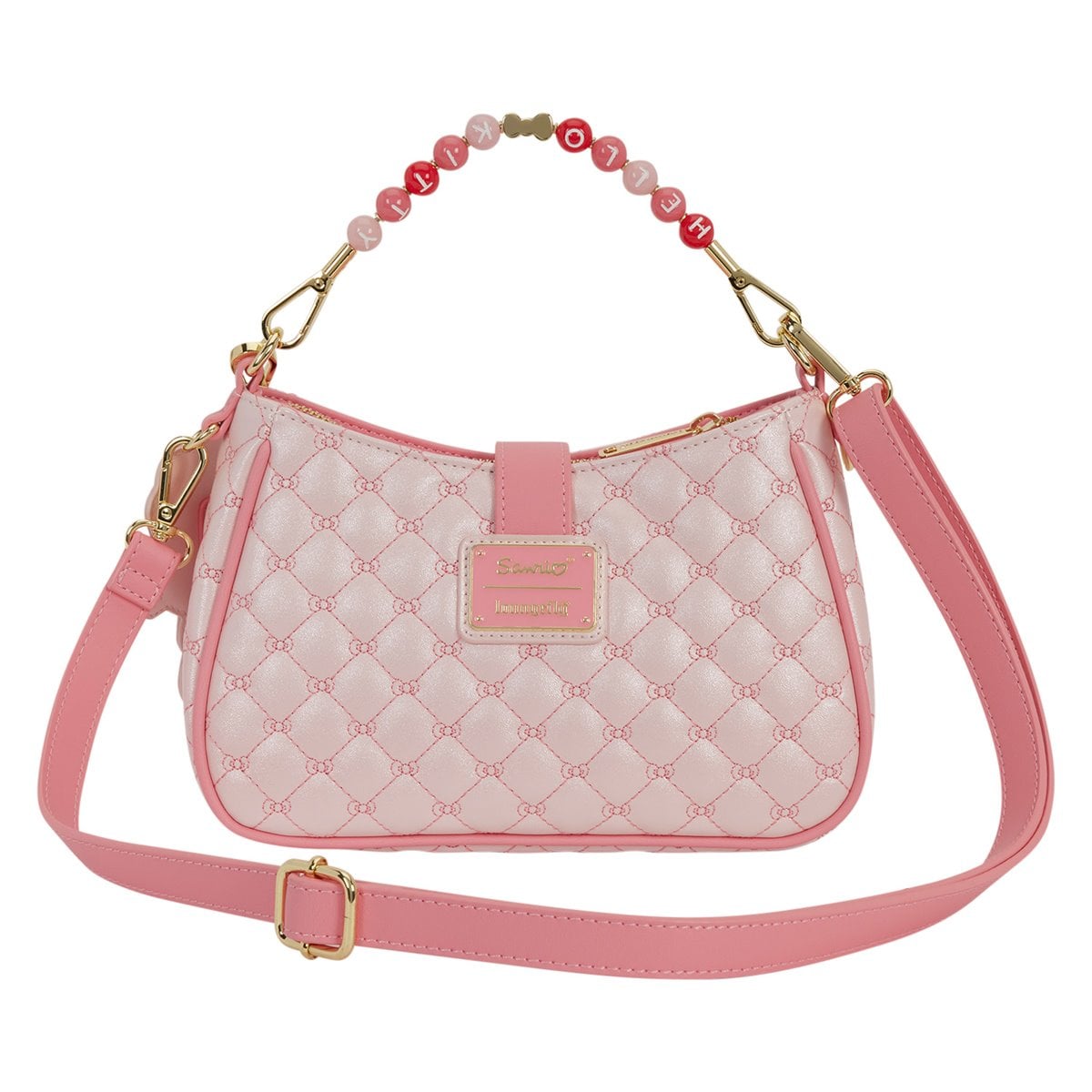 PREVENTA Loungefly Bolso Cruzado Hello Kitty: Holiday Acolchado con Asa de Cuentas — imagen 3