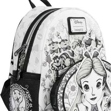 PREVENTA Loungefly Alice in Wonderland Sketch Mini-Backpack - Entertainment Earth Exclusive