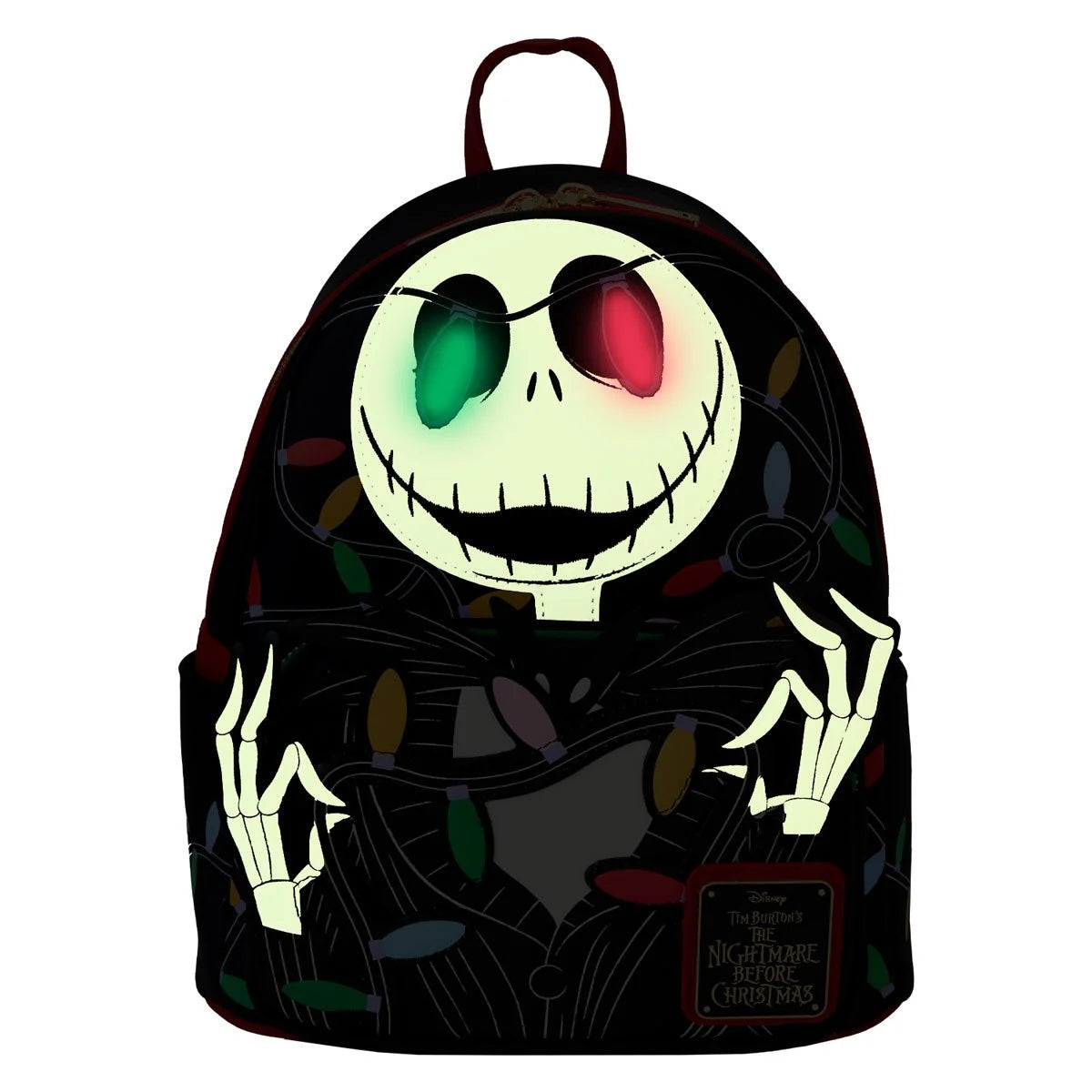 Loungefly The Nightmare Before Christmas: Smiling Jack Light-Up Mini Backpack