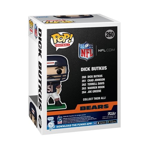 Funko Pop NFL Legends Bears: Dick Butkus (260)