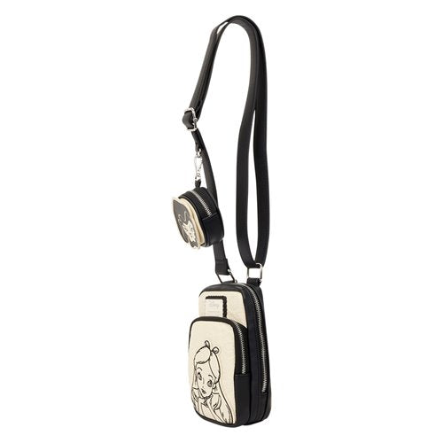Loungefly Alice in Wonderland Cell Phone Sling Crossbody Bag