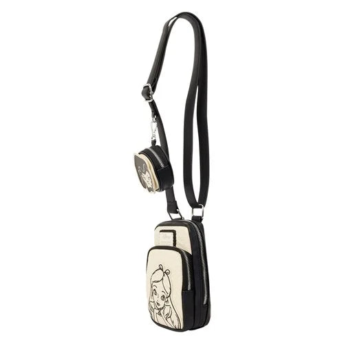 PREVENTA Loungefly Alice in Wonderland Cell Phone Sling Crossbody Bag