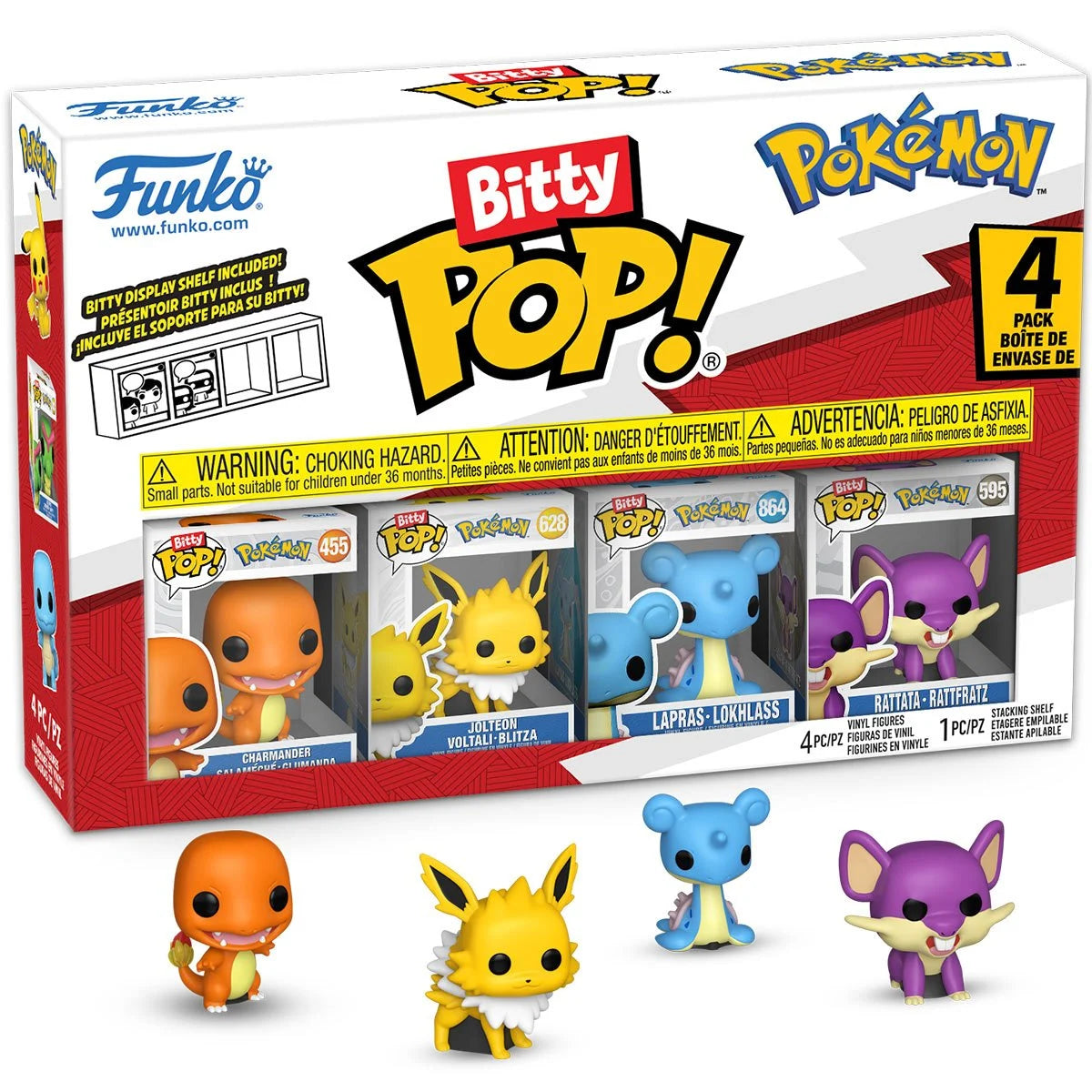 Funko Pop Bitty Pokemon: Charmander 4-Pack