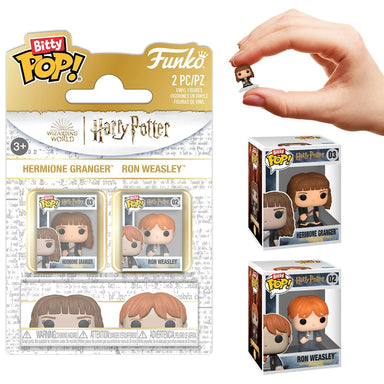 Funko Pop Bitty 2-pack Harry Potter: Ron Weasley & Hermione Granger