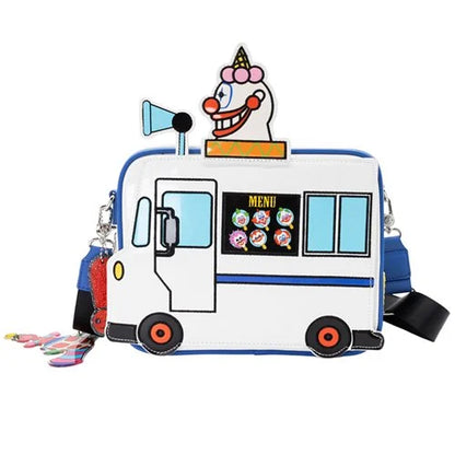 Whatever! Killer Klowns From Outer Space Jojo's Ice Cream Truck Crossbody Bag with Ray Gun Charm