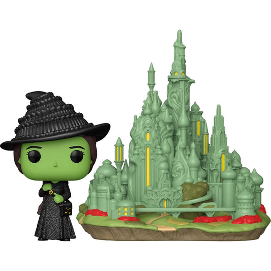 PREVENTA Funko Pop Town Wicked Part 1: Elphaba with The Emerald City (44)