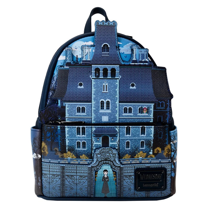 Loungefly Wednesday Nevermore Academy Mini Backpack