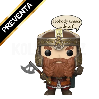 PREVENTA Funko Pop Sayings The Lord Of the Rings: Gimli (2028)