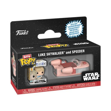 Funko Pop Bitty Rides Star Wars Luke Skywalker and Speeder