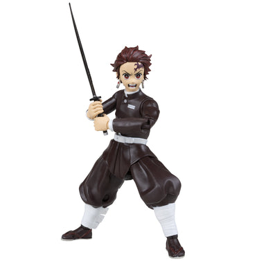 McFarlane Demon Slayer: Tanjiro Kamado Corps Uniform 7-Inch Scale Action Figure Red Platinum Edition