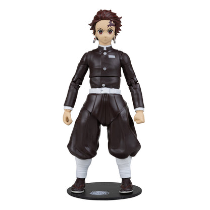 PREVENTA McFarlane Demon Slayer: Tanjiro Kamado Corps Uniform 7-Inch Scale Action Figure Red Platinum Edition