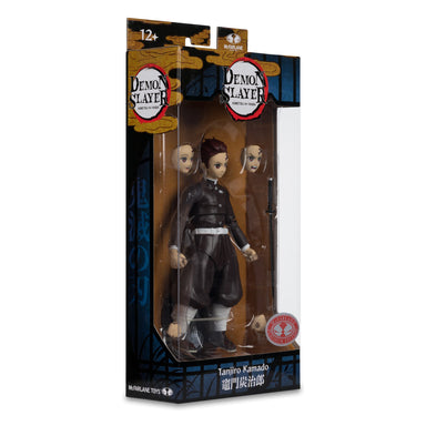 McFarlane Demon Slayer: Tanjiro Kamado Corps Uniform 7-Inch Scale Action Figure Red Platinum Edition