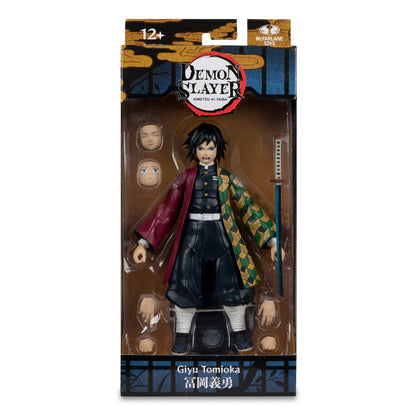 PREVENTA McFarlane Demon Slayer: Giyu Tomioka Expressions Variant 7-Inch Scale Action Figure