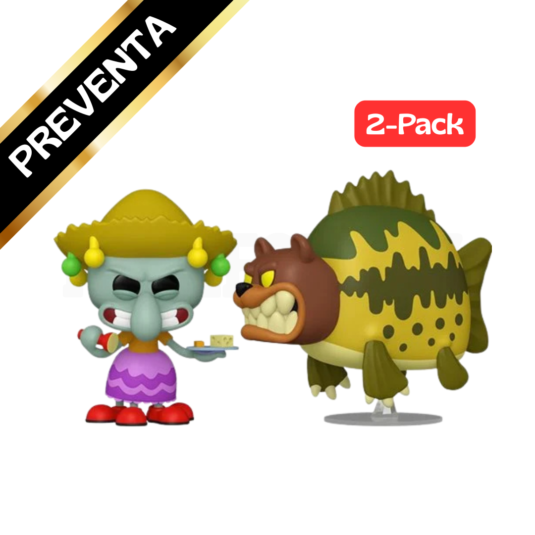 PREVENTA Funko Pop 2-Pack SpongeBob SquarePants: Squidward & Sea Bear