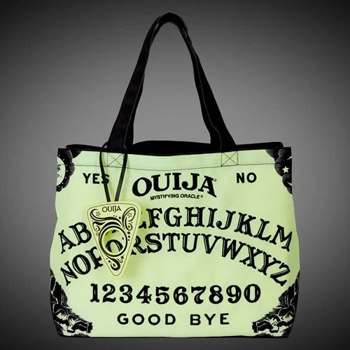 Loungefly Ouija Board Oversize Glow-in-the-Dark Canvas Tote Bag