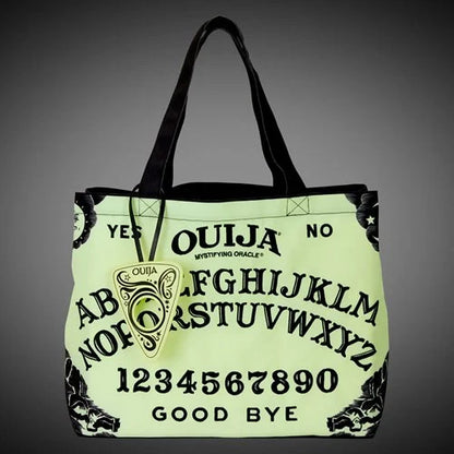 Loungefly Ouija Board Oversize Glow-in-the-Dark Canvas Tote Bag