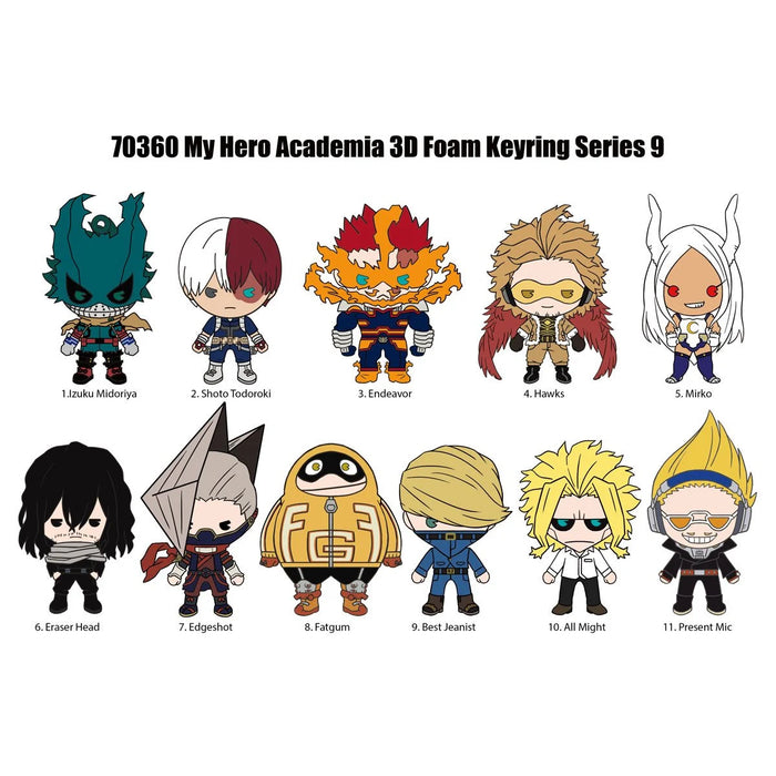 Monogram Foam Bag Clip: My Hero Academia Series 9