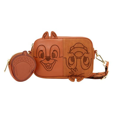 Loungefly Chip 'n' Dale Corduroy Sling Crossbody Bag with Coin Bag