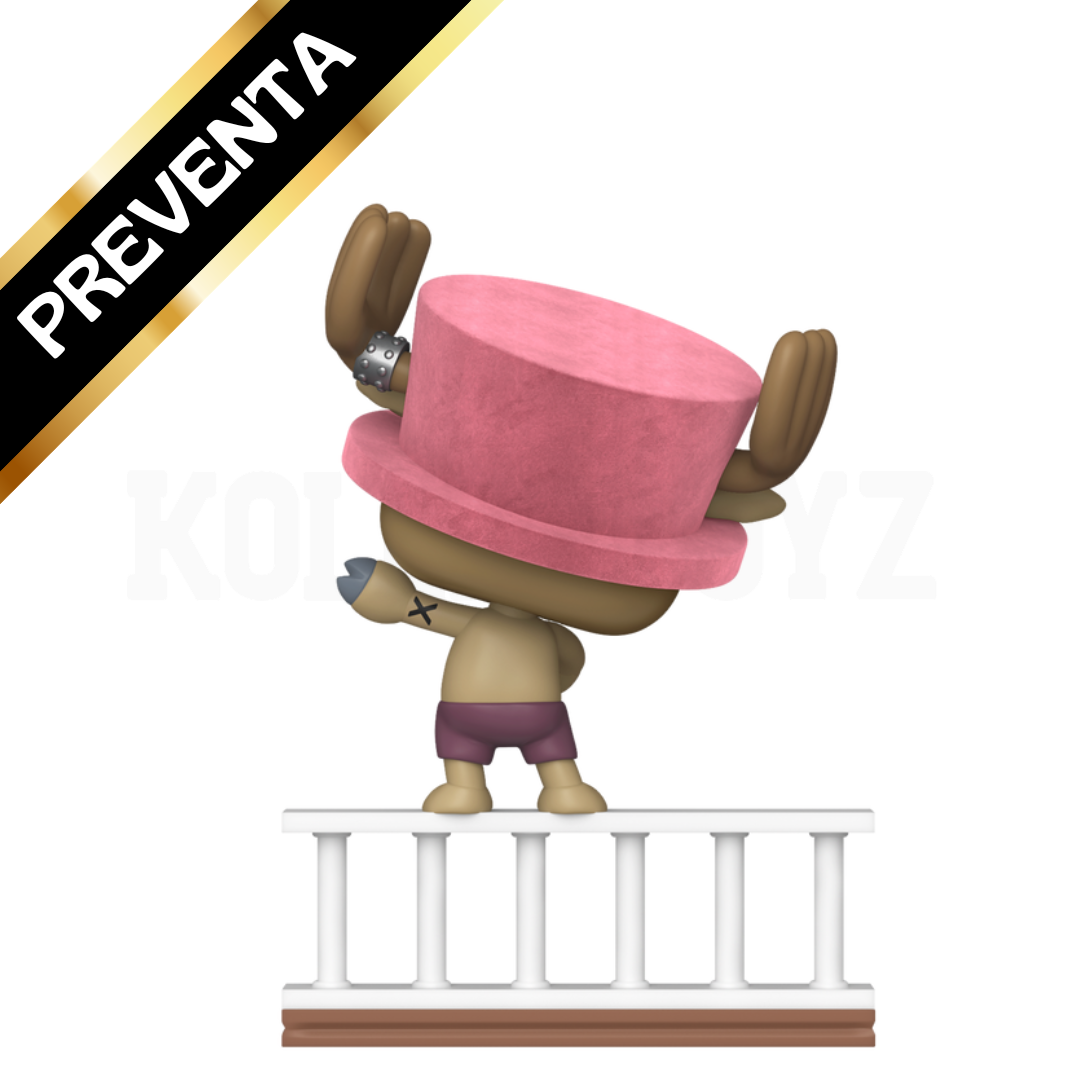 PREVENTA Funko Pop One Piece: Chopper Going Merry Flocked - Exclusive (2332)