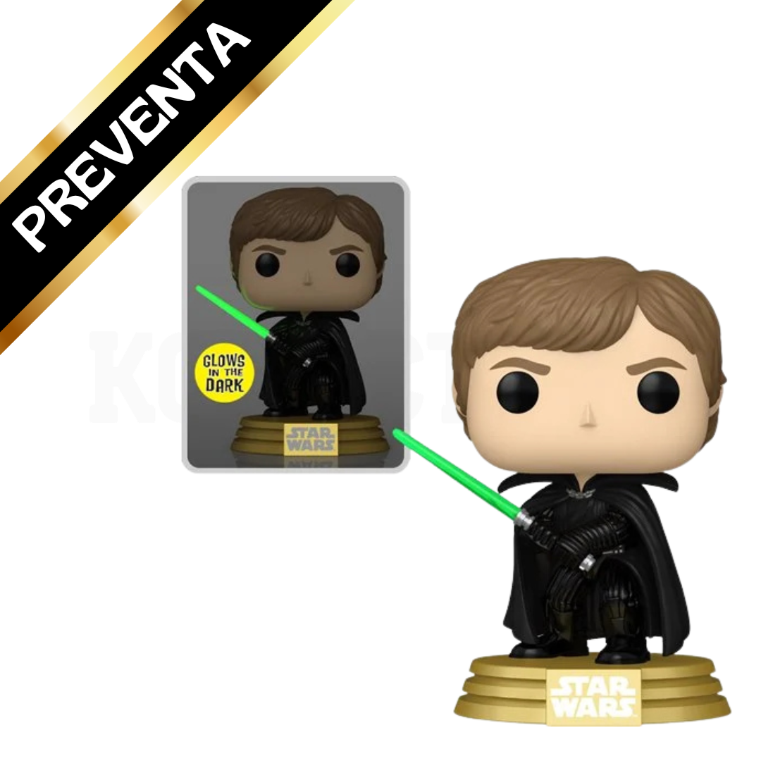 PREVENTA Funko Pop Star Wars Legends: Luke Skywalker Glows In The Dark - Specialty Series (846)