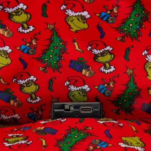 Loungefly Dr. Seuss Grinch Holiday Tree Light-Up Mini-Backpack
