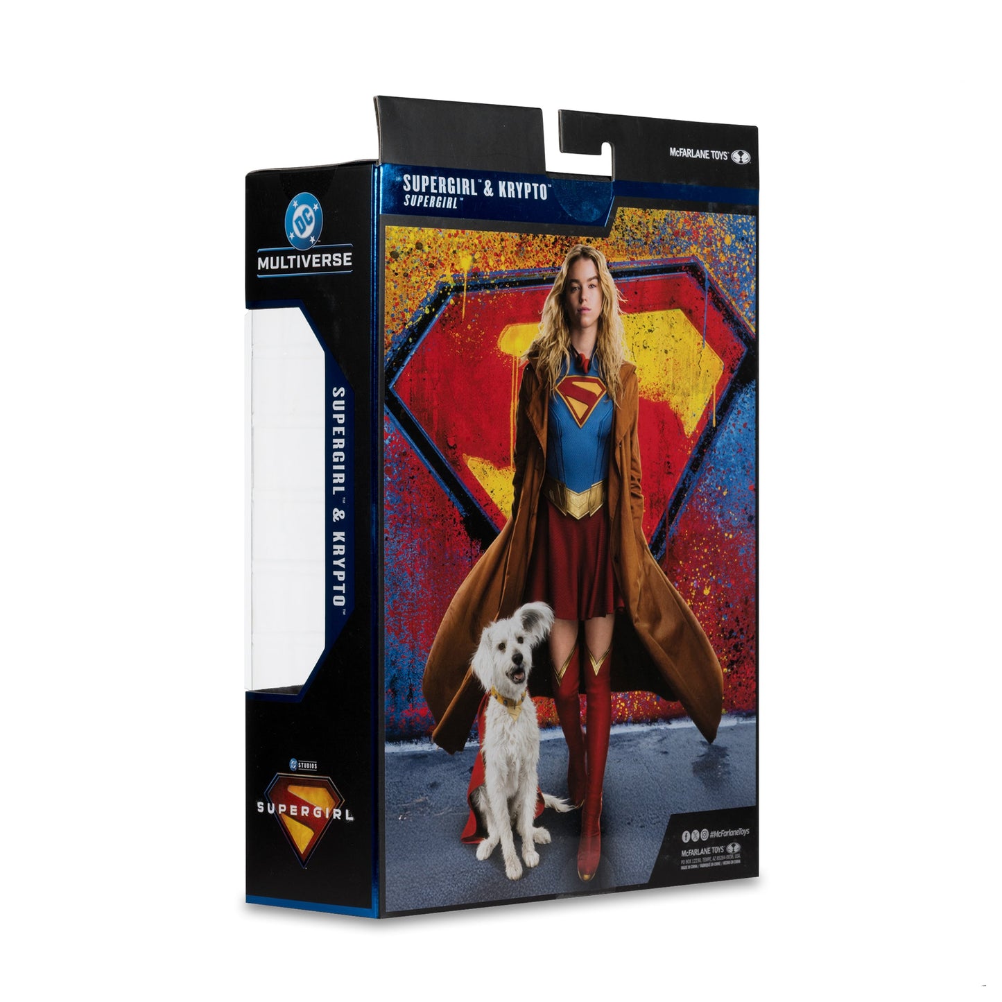 PREVENTA McFarlane DC Multiverse Gold Label Deluxe Theatrical Edition Supergirl and Krypto 7-Inch Scale Action Figure