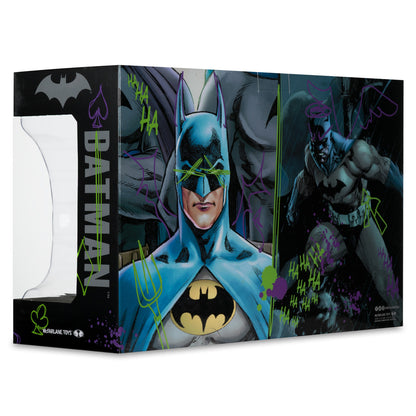 PREVENTA McFarlane DC Multiverse Batman: Batman Knightfall and Hush Jokerized Gold Label 2-Pack 1:3 Scale Cowl Replicas