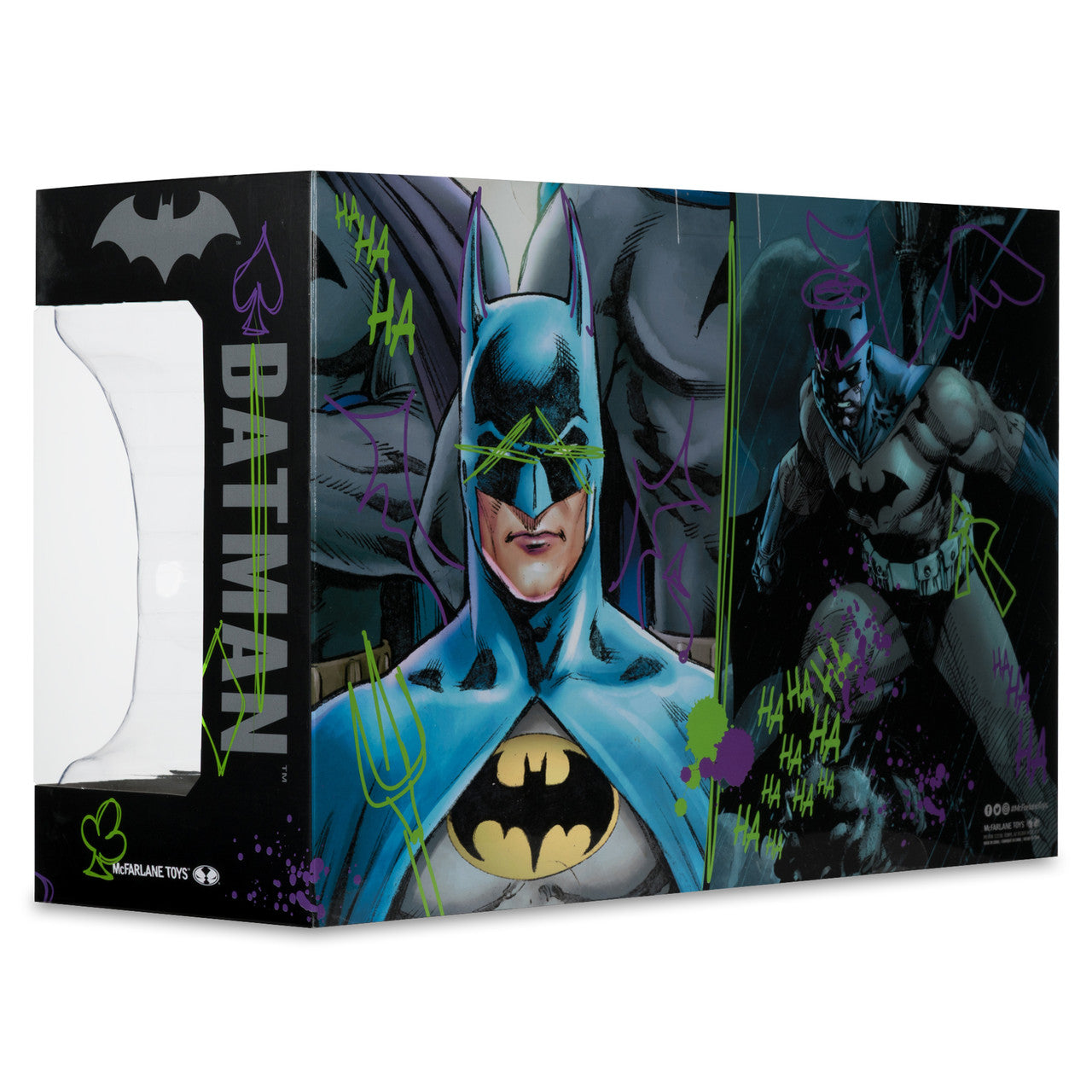 McFarlane DC Multiverse Batman: Batman Knightfall and Hush Jokerized Gold Label 2-Pack 1:3 Scale Cowl Replicas