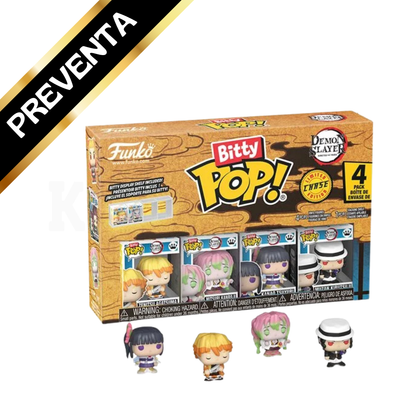 PREVENTA Funko Bitty Pop 4-Pack Demon Slayer: Zenitsu - Specialty Series