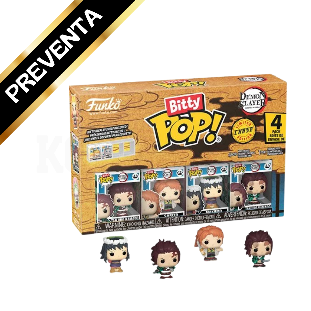 PREVENTA Funko Bitty Pop 4-Pack Demon Slayer: Tanjiro - Specialty Series
