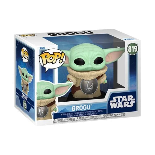 Funko Pop Star Wars: The Mandalorian and Grogu: Grogu with Crest (819)