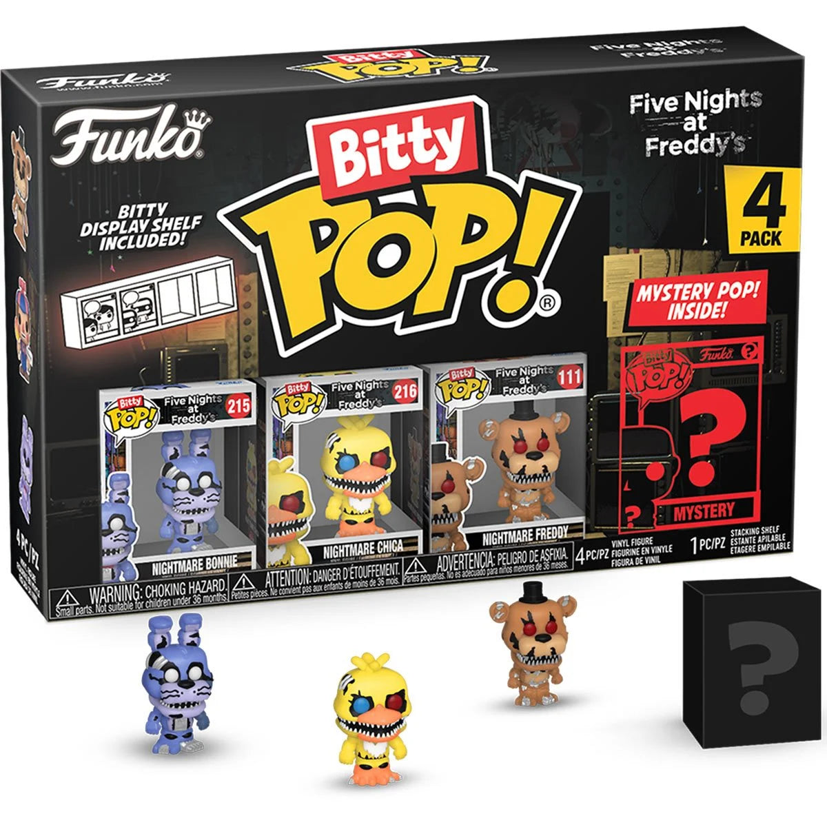 Funko Bitty Pop Five Nights at Freddy's: Nightmare Bonnie 4-Pack