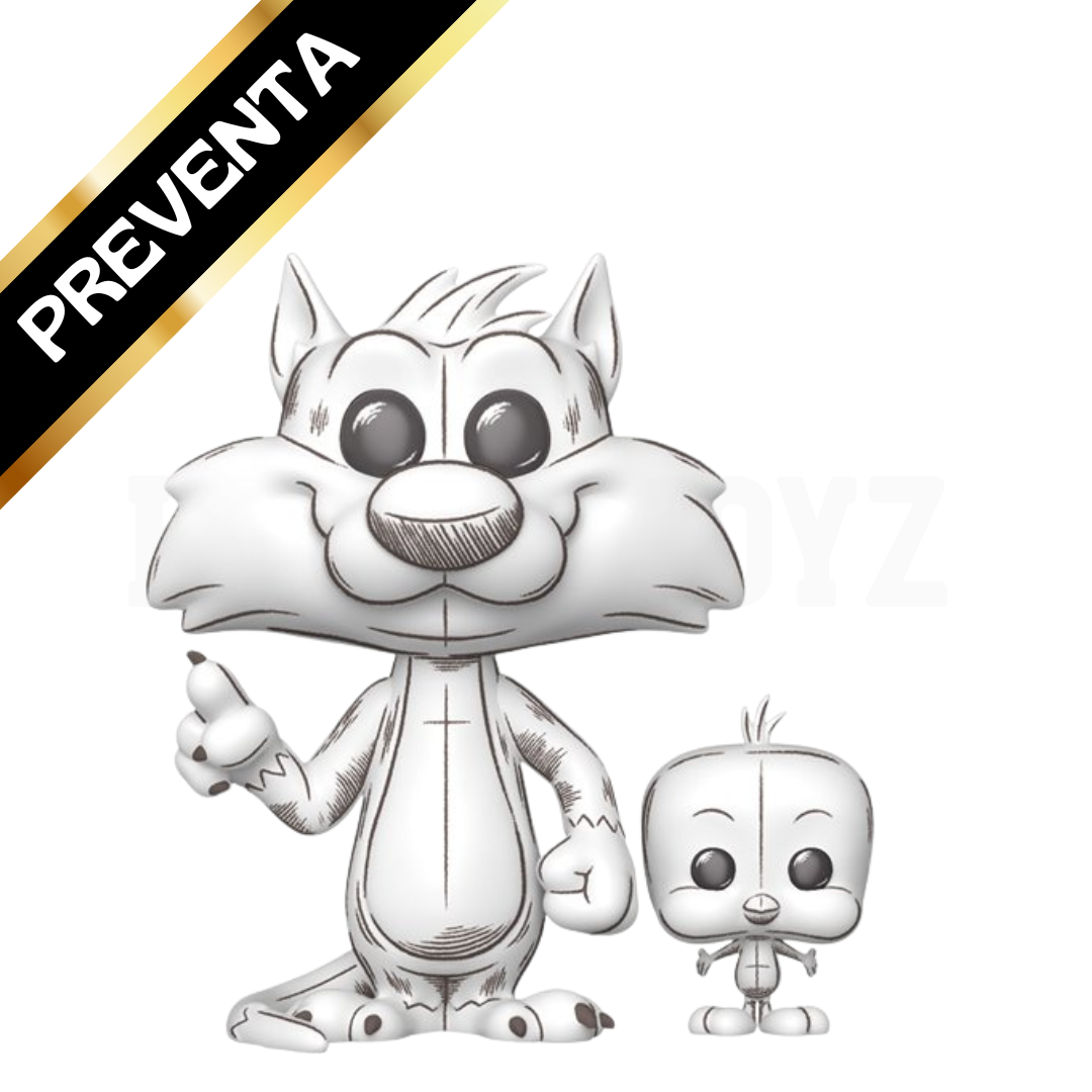 PREVENTA Funko Pop Looney Tunes: Sylvester & Tweety Sketched (2013)