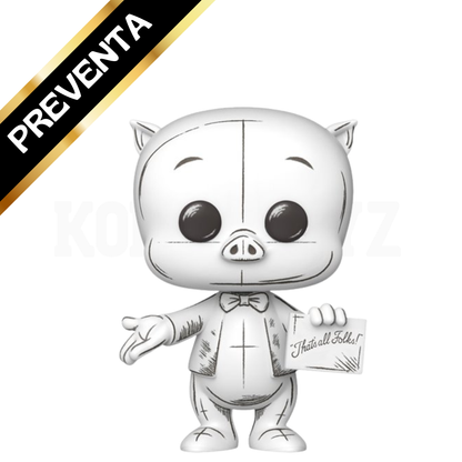 PREVENTA Funko Pop Looney Tunes: Porky Pig Sketched (2012)
