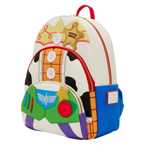 Loungefly Toy Story 5 Triple Pocket Mid-Size Backpack