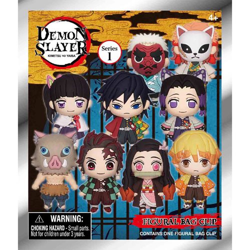 Monogram Foam Bag Clip: Demon Slayer Series 1 - Individual Sorpresa