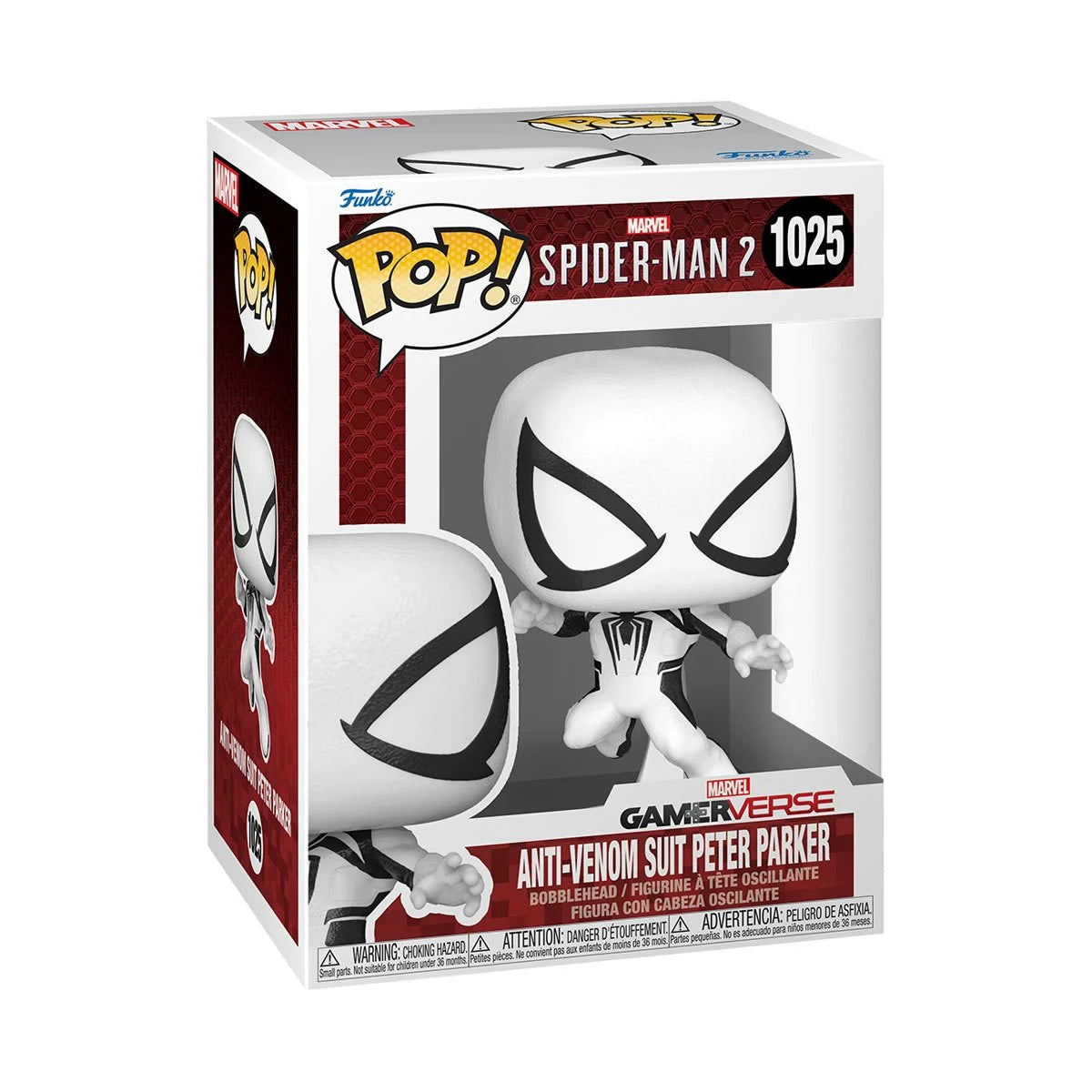 Funko Pop Spider-Man 2: Anti-Venom Suit Peter Parker (1025)