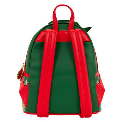 Loungefly Dr. Seuss Grinch Holiday Tree Light-Up Mini-Backpack