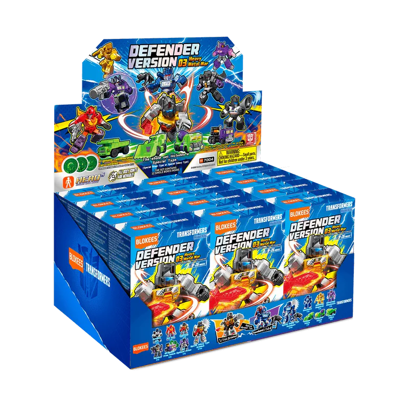 Blokees Defender Version Transformers: 03 Heavy Metal War - Unitario Sorpresa (71304)