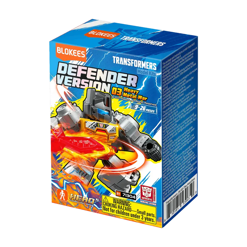 Blokees Defender Version Transformers: 03 Heavy Metal War - Unitario Sorpresa (71304)