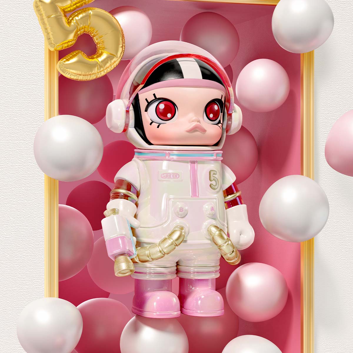 POP MART: Mega Space Molly 100% Series 4 Vinyl Figure Blind Box