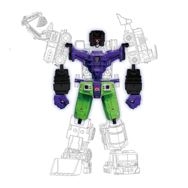 Blokees Defender Version Transformers: Devastator Kits Combining Accessory