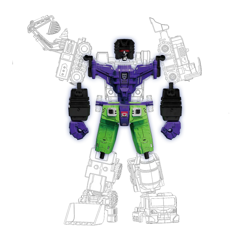 Blokees Defender Version Transformers: Devastator Kits Combining Accessory