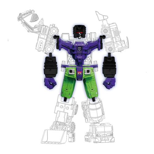 Blokees Defender Version Transformers: Devastator Kits Combining Accessory