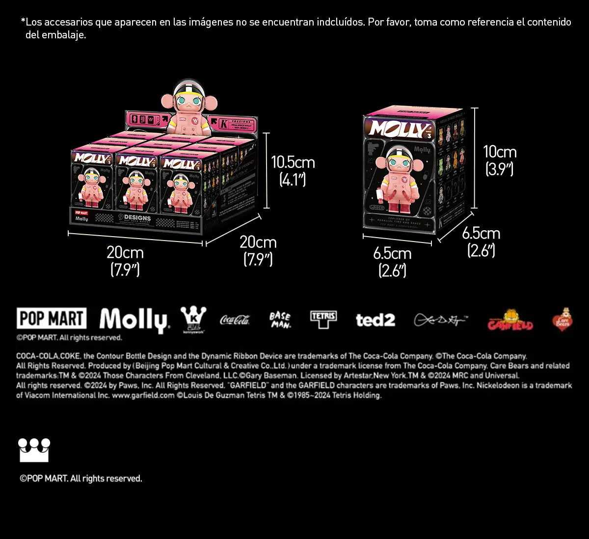 POP MART: Mega Space Molly 100% Series 3 Vinyl Figure Blind Box
