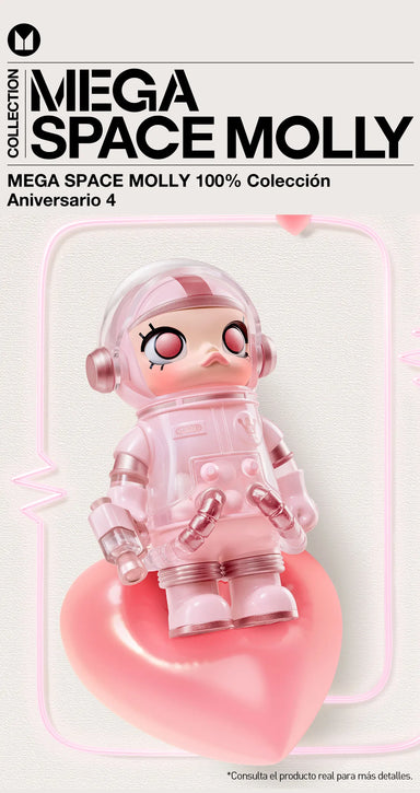 POP MART: Mega Space Molly 100% Series 4 Vinyl Figure Blind Box