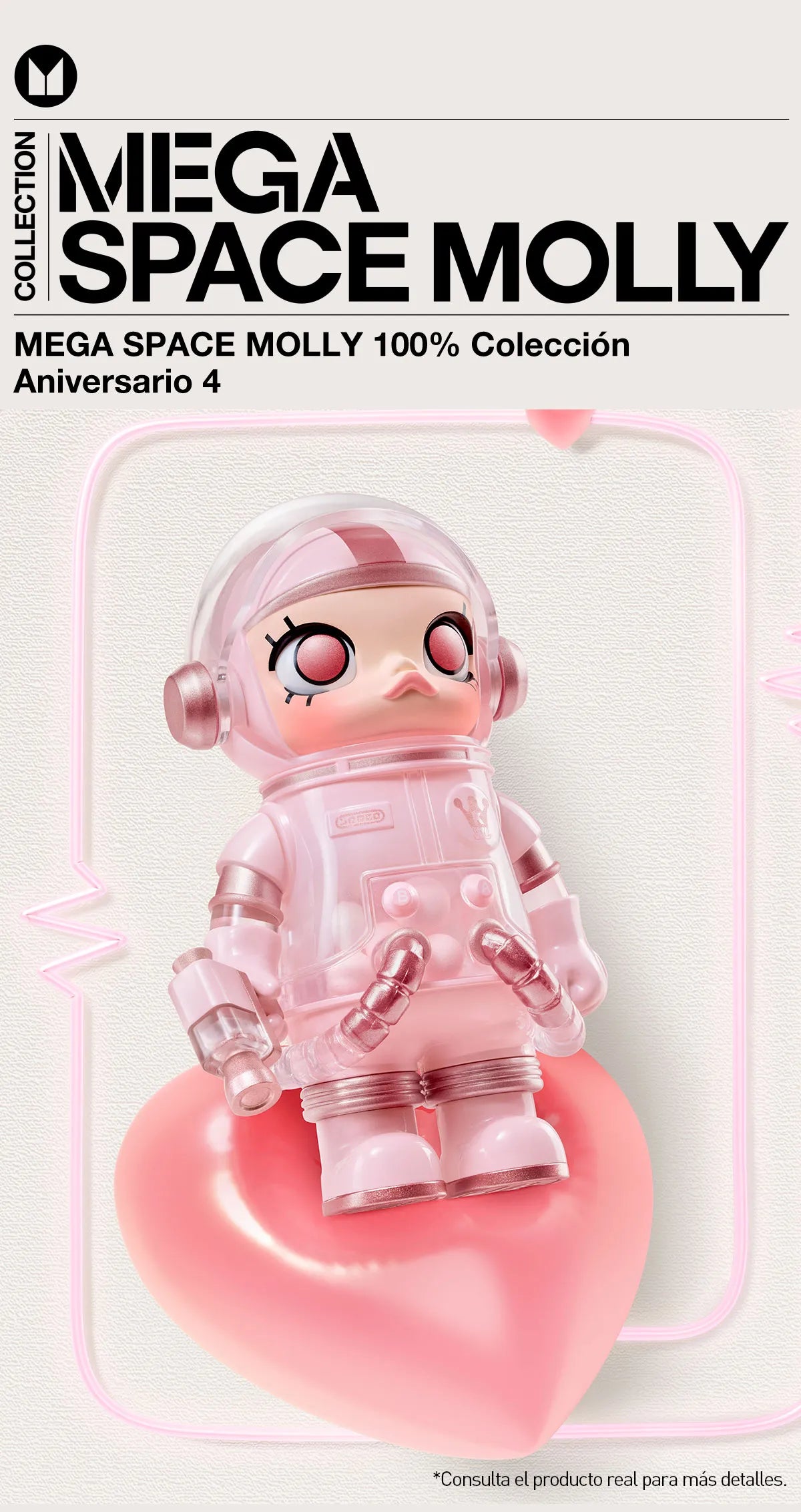 POP MART: Mega Space Molly 100% Series 4 Vinyl Figure Blind Box