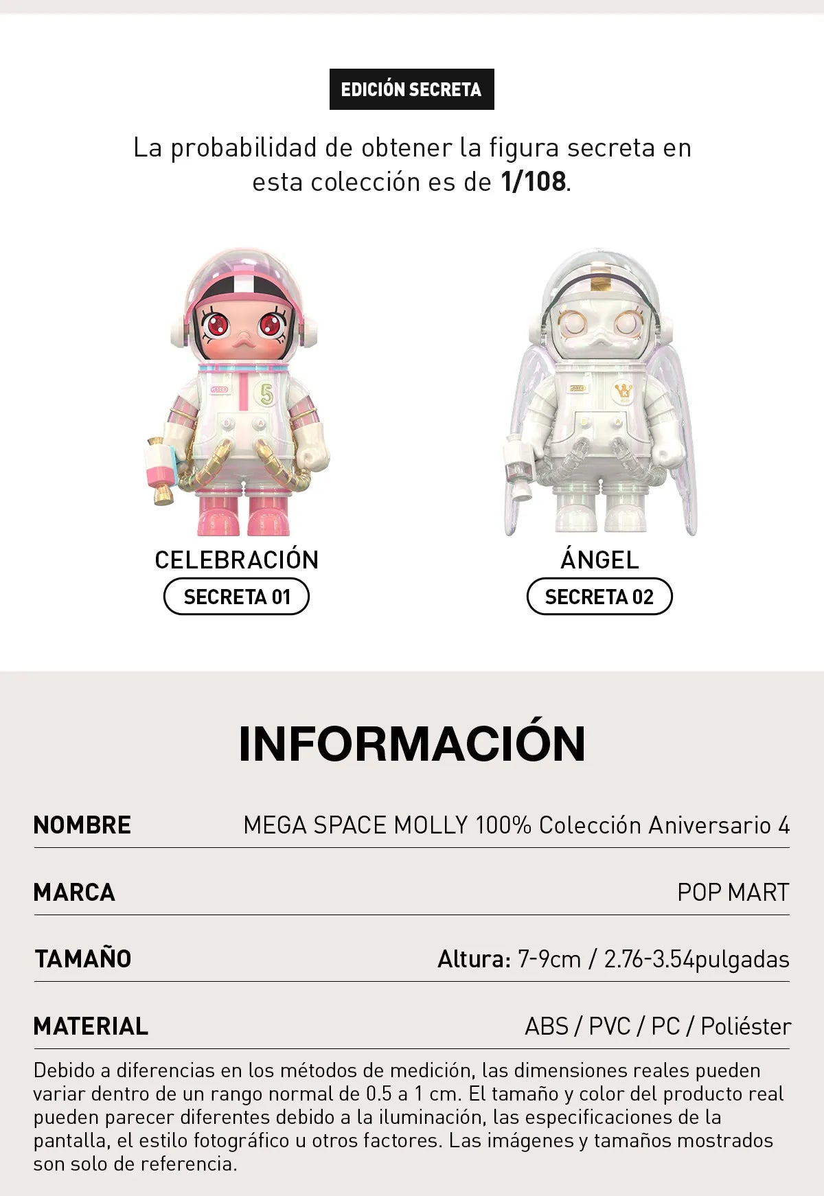 POP MART: Mega Space Molly 100% Series 4 Vinyl Figure Blind Box
