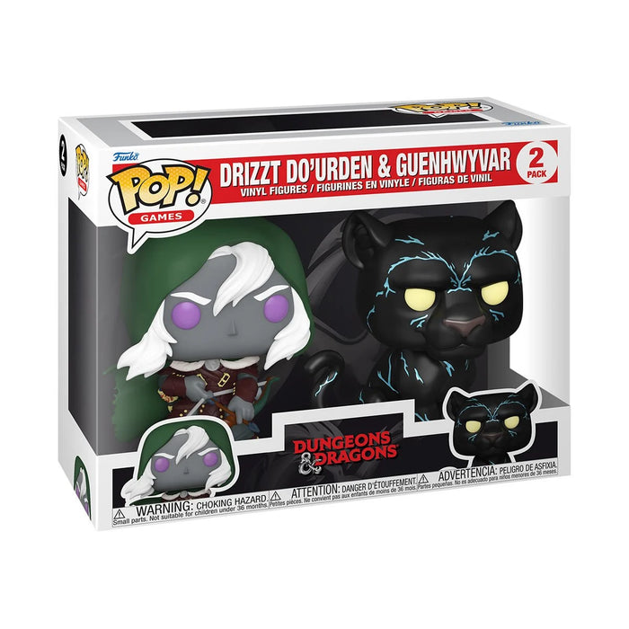 Funko Pop Dungeons & Dragons: Drizzt Do'urden & Guenhwyvar 2-Pack